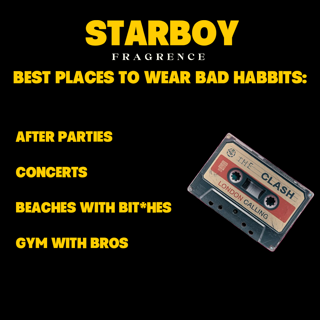 Bad Habbits by STARBOY – 50ml Eau de PERFUMA (EDP) | Own the Chaos